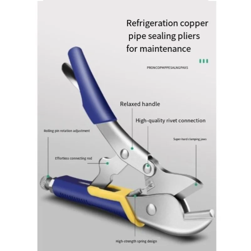 Industrial grade copper pipe installation and maintenance sealing forceps, refrigeration refrigerator copper pipe sealing tools
Industrial grade copper pipe installation and maintenance sealing forceps, refrigeration refrigerator copper pipe sealing tools