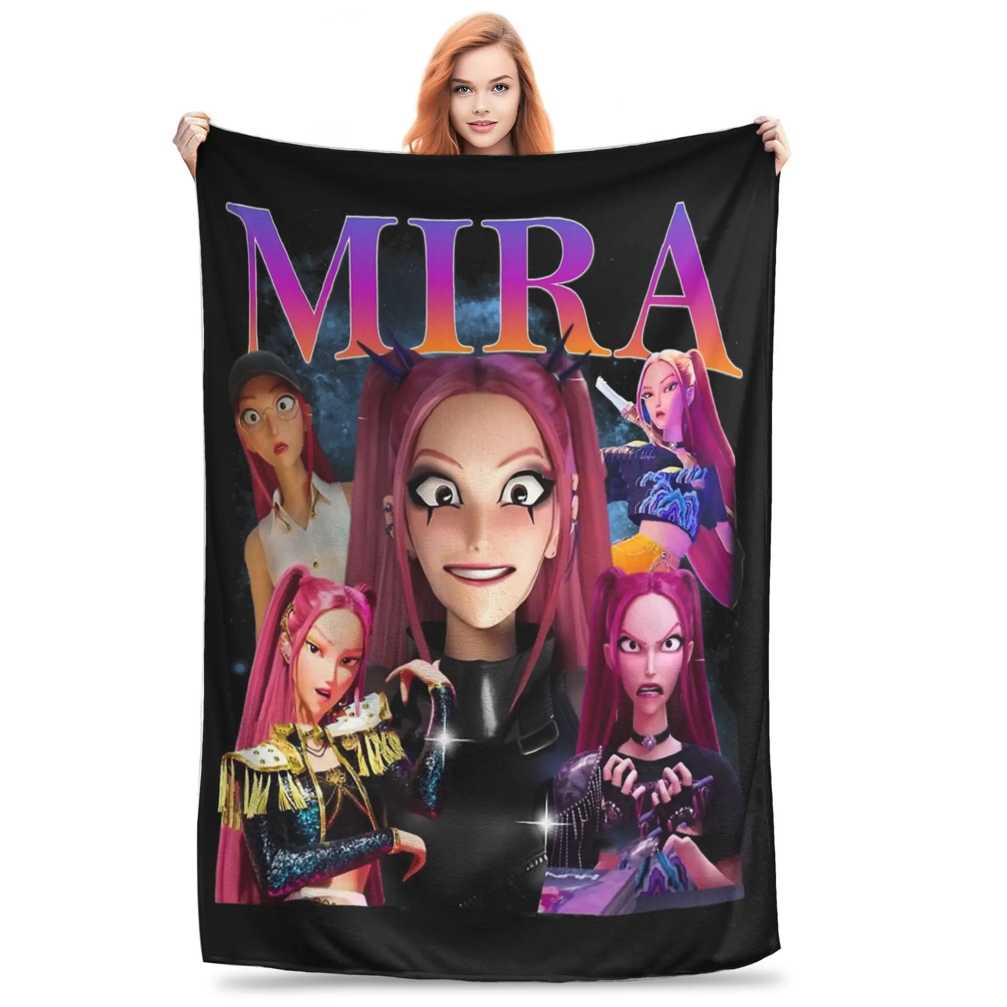 Mira Kpop Demon Hunters винтажное одеяло Huntrix в стиле 90-х годов фланелевое весенне-осеннее мягкое одеяло для домашнего офиса покрывала
Mira Kpop Demon Hunters винтажное одеяло Huntrix в стиле 90-х годов фланелевое весенне-осеннее мягкое одеяло для домашнего офиса покрывала