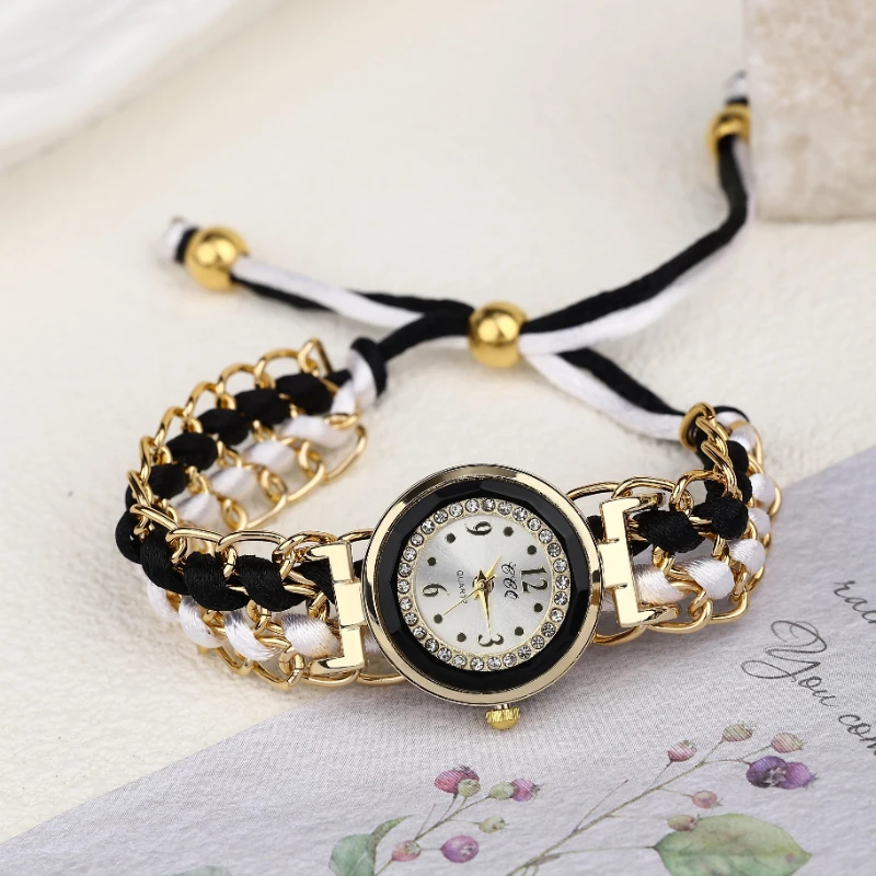 Casual Watch Fashion Adjustable Woven Strap Quartz Wristwatches Bracelet Watches for Women Relojes Para Mujer Relógio Feminino
Casual Watch Fashion Adjustable Woven Strap Quartz Wristwatches Bracelet Watches for Women Relojes Para Mujer Relógio Feminino