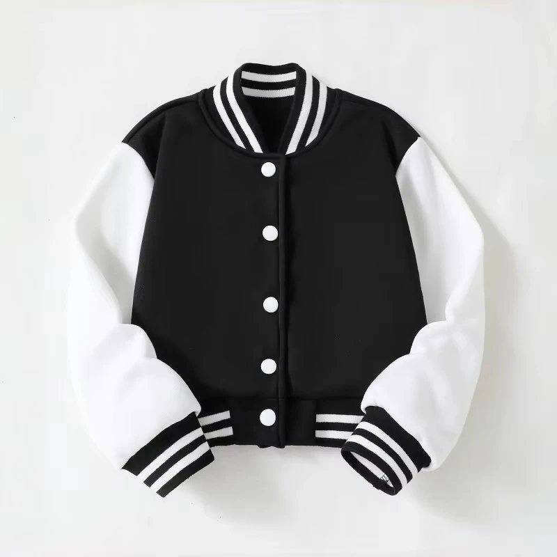 Children's Jacket Teen Boys Girls College Style Cardigan Tops Patched Color Casual 2025 Autumn New Baseball Jersey Coat.
Children's Jacket Teen Boys Girls College Style Cardigan Tops Patched Color Casual 2025 Autumn New Baseball Jersey Coat.