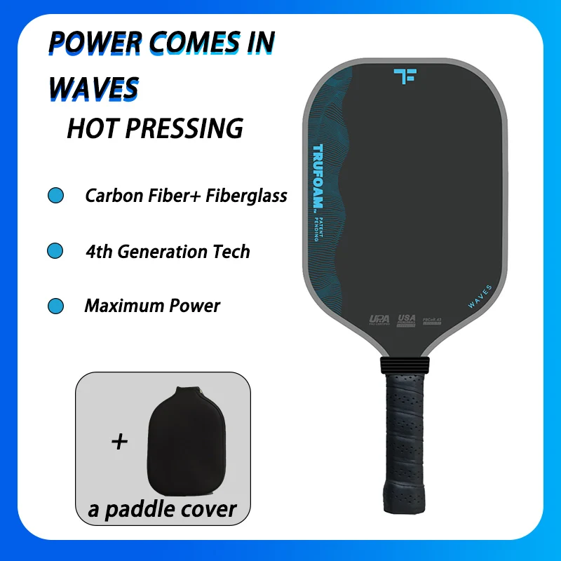 New Style Boomstick Core Pickleball Paddle Black for OEM Equipment Accessory T700 Carbon Fiber EPP Christmas
New Style Boomstick Core Pickleball Paddle Black for OEM Equipment Accessory T700 Carbon Fiber EPP Christmas