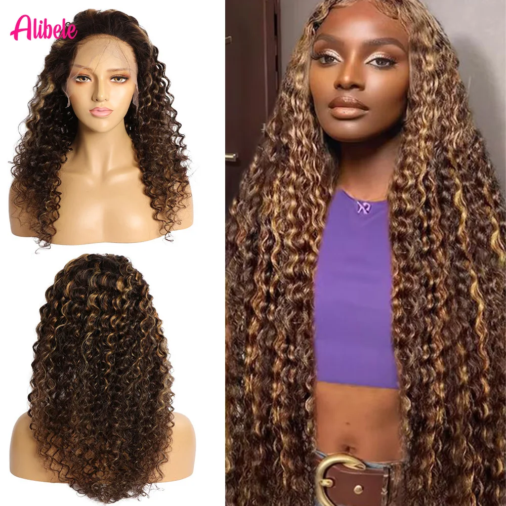 Alibele Honey Blonde Colored P4/27 Highlight Ombre Brown Deep Wave Human Hair Wigs 13x4 Lace Front Wigs Pre Plucked For Women
Alibele Honey Blonde Colored P4/27 Highlight Ombre Brown Deep Wave Human Hair Wigs 13x4 Lace Front Wigs Pre Plucked For Women