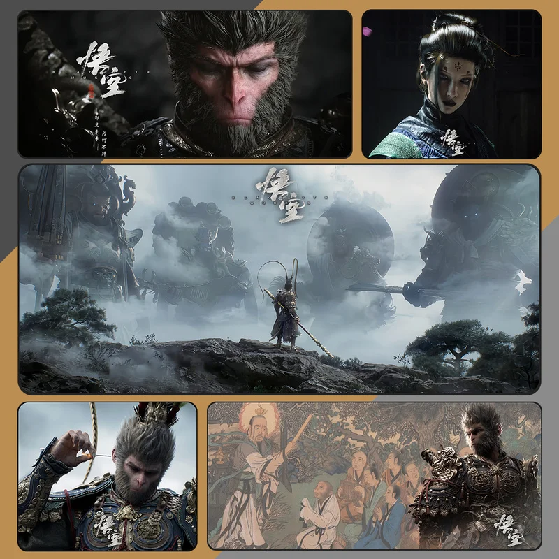 Коврик для мыши WuKong с рисунком аниме, периферийные игры, черный миф, компьютерные коврики для мыши, большие резиновые клавиатуры
Коврик для мыши WuKong с рисунком аниме, периферийные игры, черный миф, компьютерные коврики для мыши, большие резиновые клавиатуры