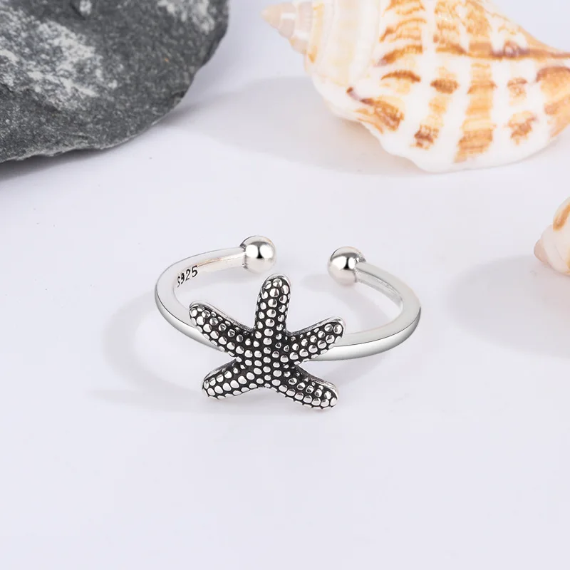 Новое поступление, креативные ретро морские звезды, стерлинговое серебро 925 пробы, сладкий темперамент, модные звезды, изысканные открывающиеся кольца TYB225
Новое поступление, креативные ретро морские звезды, стерлинговое серебро 925 пробы, сладкий темперамент, модные звезды, изысканные открывающиеся кольца TYB225