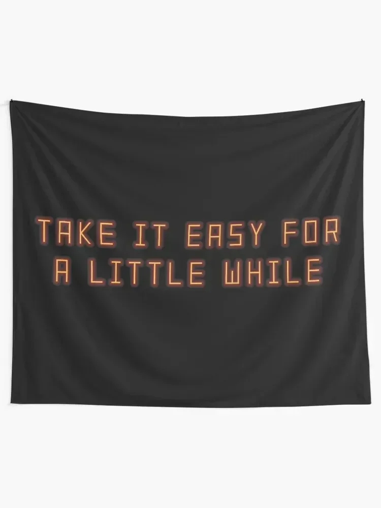Take It Easy For a Little While - Arctic Monkeys - Tranquility Base Hotel & Casino Tapestry Wall Decorations Tapestry
Take It Easy For a Little While - Arctic Monkeys - Tranquility Base Hotel & Casino Tapestry Wall Decorations Tapestry