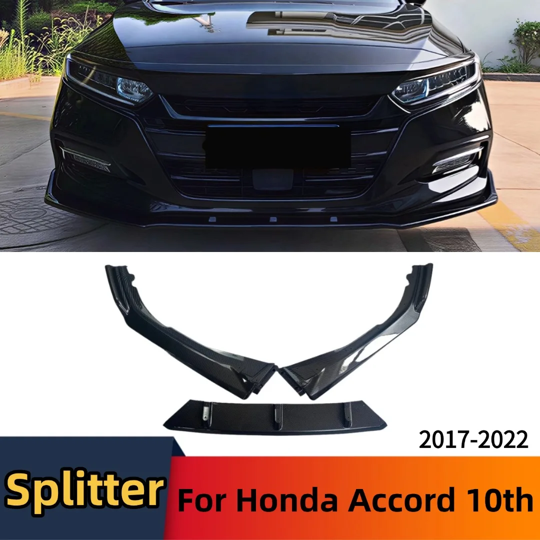 Front Bumper Protector Lip Chin Splitter For Honda Accord 10th Sedan 2017-2022 ABS Car Exterior Parts Tuning Styling Accessories
Front Bumper Protector Lip Chin Splitter For Honda Accord 10th Sedan 2017-2022 ABS Car Exterior Parts Tuning Styling Accessories