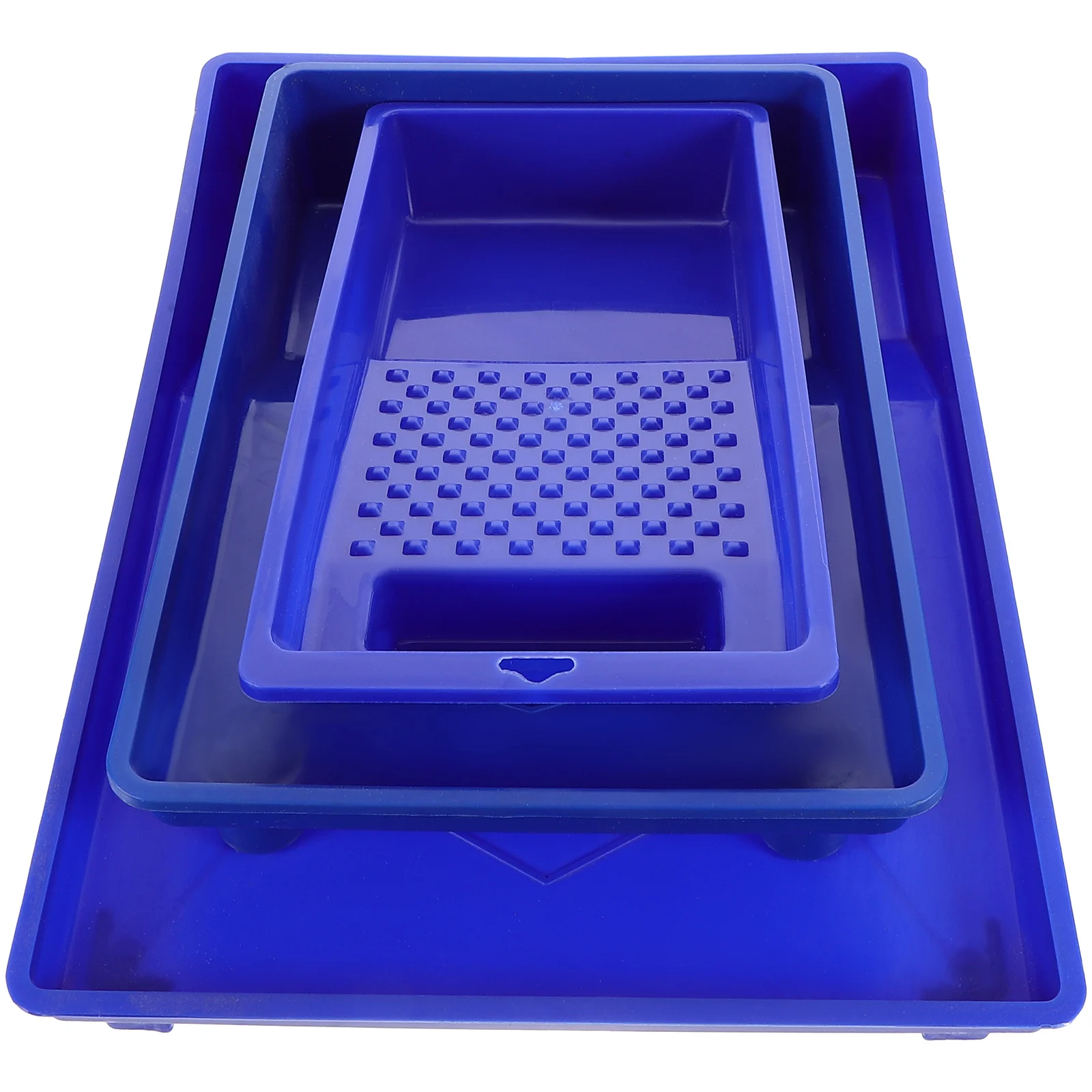 3Pcs Durable Plastic Paint Trays Large Capacity Colors Mixing Tools For Wall Painting Art Projects Supplies 
3Pcs Durable Plastic Paint Trays Large Capacity Colors Mixing Tools For Wall Painting Art Projects Supplies