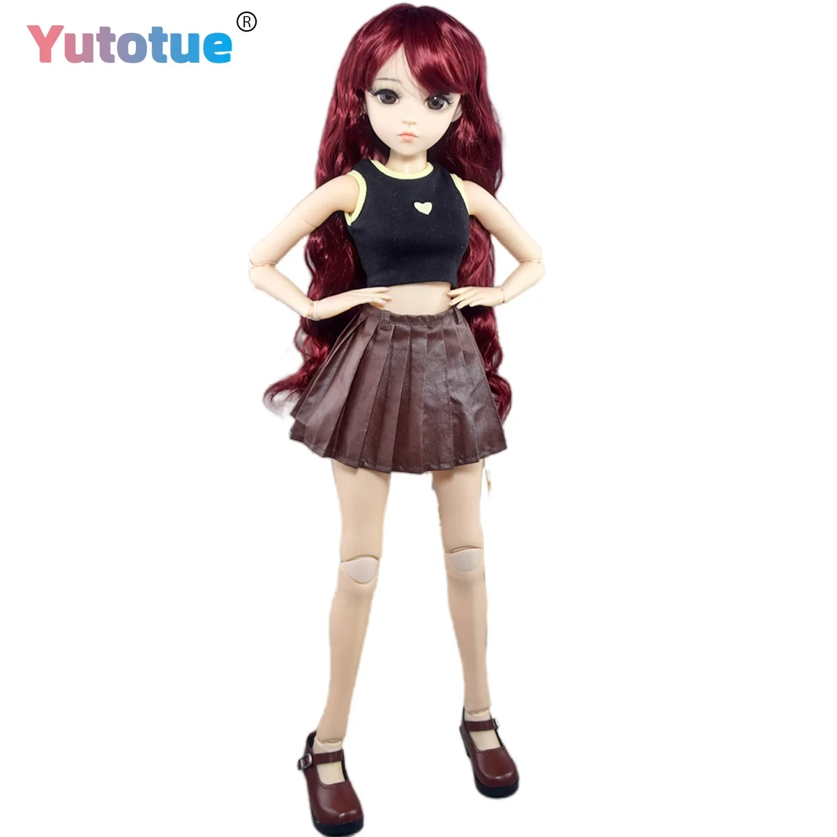 YUTOTUE 60cm Height Girl Doll BJD Toy Joints Body Makeup Face Fashion Clothes Wig Full Set Lifelike
YUTOTUE 60cm Height Girl Doll BJD Toy Joints Body Makeup Face Fashion Clothes Wig Full Set Lifelike
