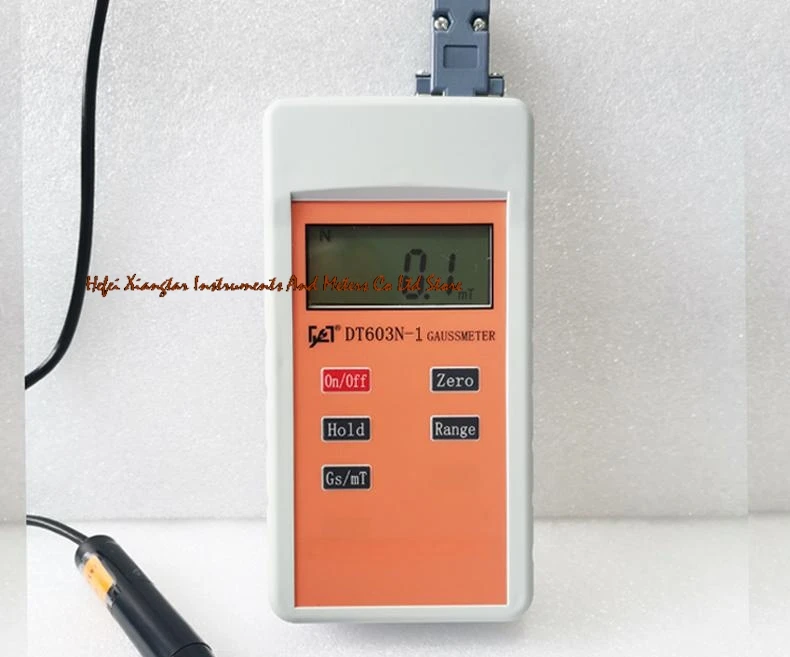 Gauss meter DT603N-1/-2/-5 handheld Tesla meter portable magnetic field detector remanent magnet iron separator detection
Gauss meter DT603N-1/-2/-5 handheld Tesla meter portable magnetic field detector remanent magnet iron separator detection