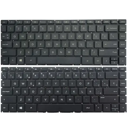 New Russian/US/Spanish/Latin laptop keyboard For HP Pavilion 240 G6 245 G6 246 G6 TPN-C121 TPN-C131