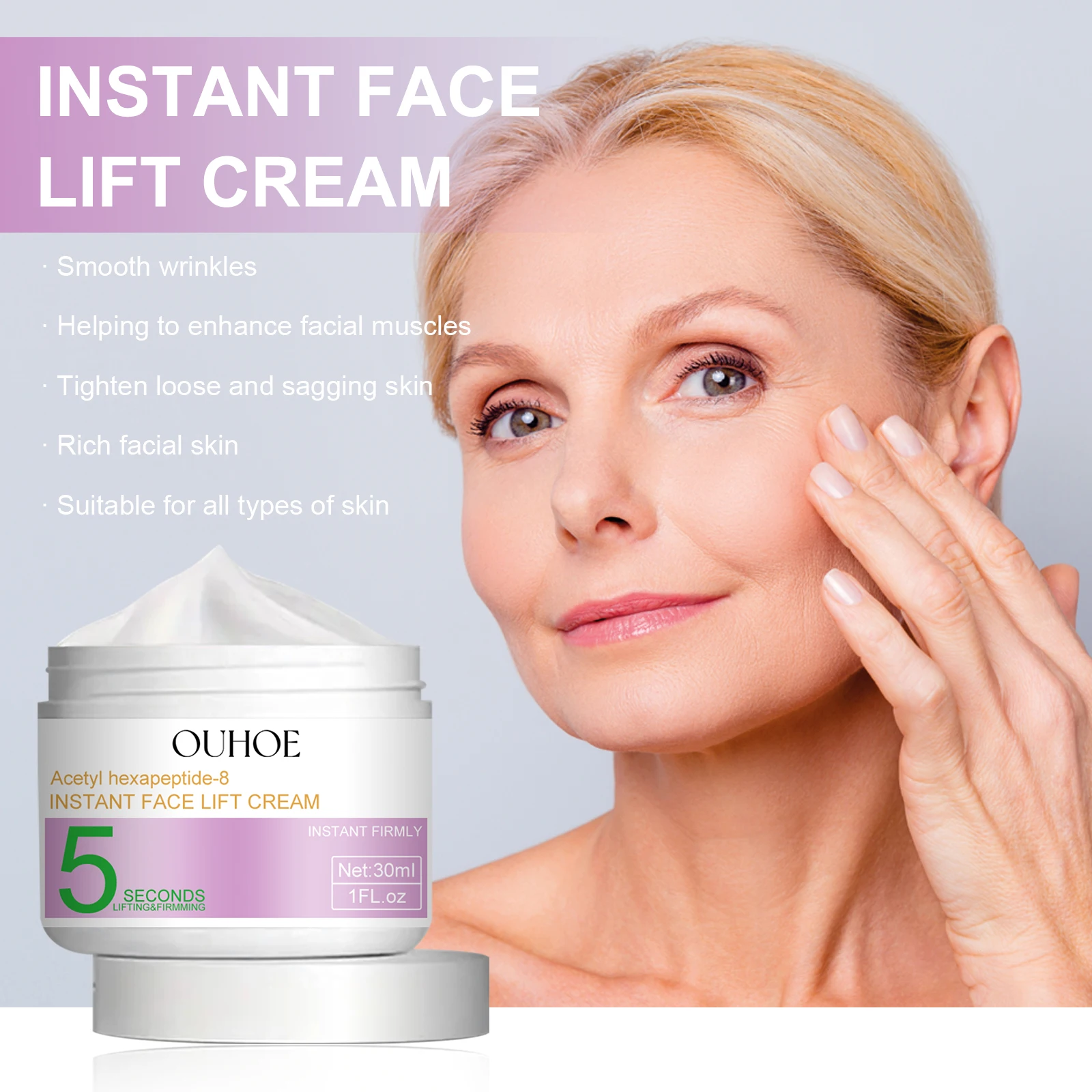 Lifting Face Cream – Anti-Dullness, Deep Hydration, Brightening for OUHOE
Lifting Face Cream – Anti-Dullness, Deep Hydration, Brightening for OUHOE