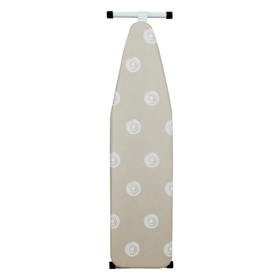 Full‑Size T‑Leg Ironing Board 53" x 14" Adjustable Height Steel Frame Thick Padded Cotton Cover Non‑Slip Feet Beige
Full‑Size T‑Leg Ironing Board 53" x 14" Adjustable Height Steel Frame Thick Padded Cotton Cover Non‑Slip Feet Beige