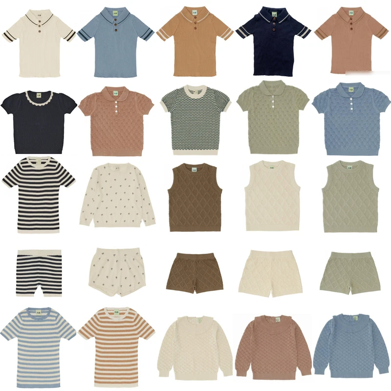 Fub 2022 New Summer Kids Knit T Shirts for Boys Girls Cute Short Sleeve T Shirts Tops and Shorts Baby Toddler Cotton Clothes Set
Fub 2022 New Summer Kids Knit T Shirts for Boys Girls Cute Short Sleeve T Shirts Tops and Shorts Baby Toddler Cotton Clothes Set