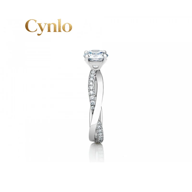 Cynlo Jewelry Unique PT950 Engagement Ring Test Positive 1Ctw 6.5mm Round Cut Luxury Moisssanite Ring Prongs Setting Platinum 95
Cynlo Jewelry Unique PT950 Engagement Ring Test Positive 1Ctw 6.5mm Round Cut Luxury Moisssanite Ring Prongs Setting Platinum 95