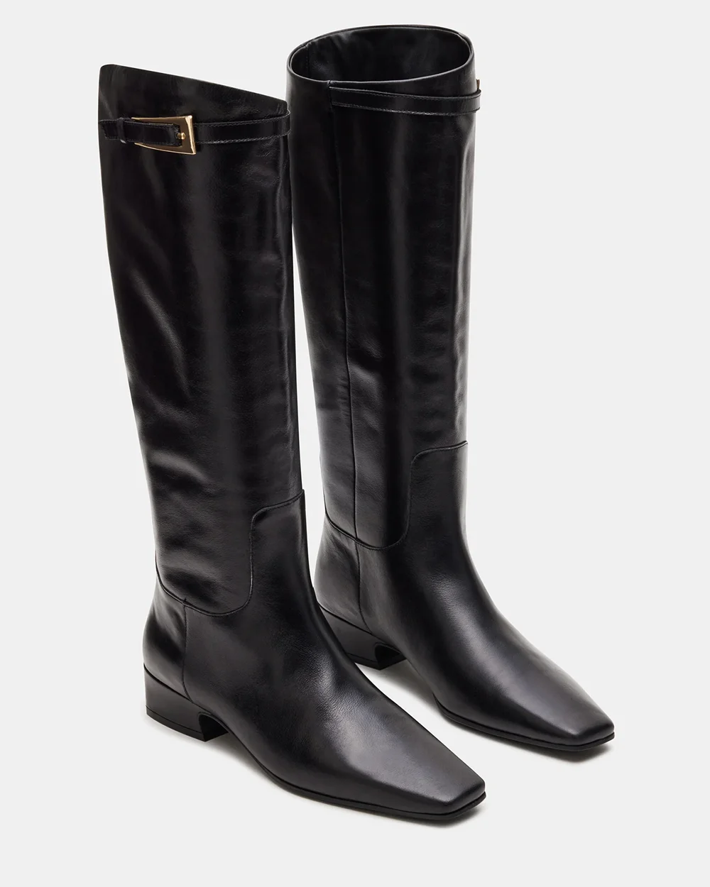 Black PU Knee-high Boots Small Sqaure Toe Solid Women Gold Buckle Women Sexy Side Zipper Winter Luxury 2025 New Arrivals
Black PU Knee-high Boots Small Sqaure Toe Solid Women Gold Buckle Women Sexy Side Zipper Winter Luxury 2025 New Arrivals