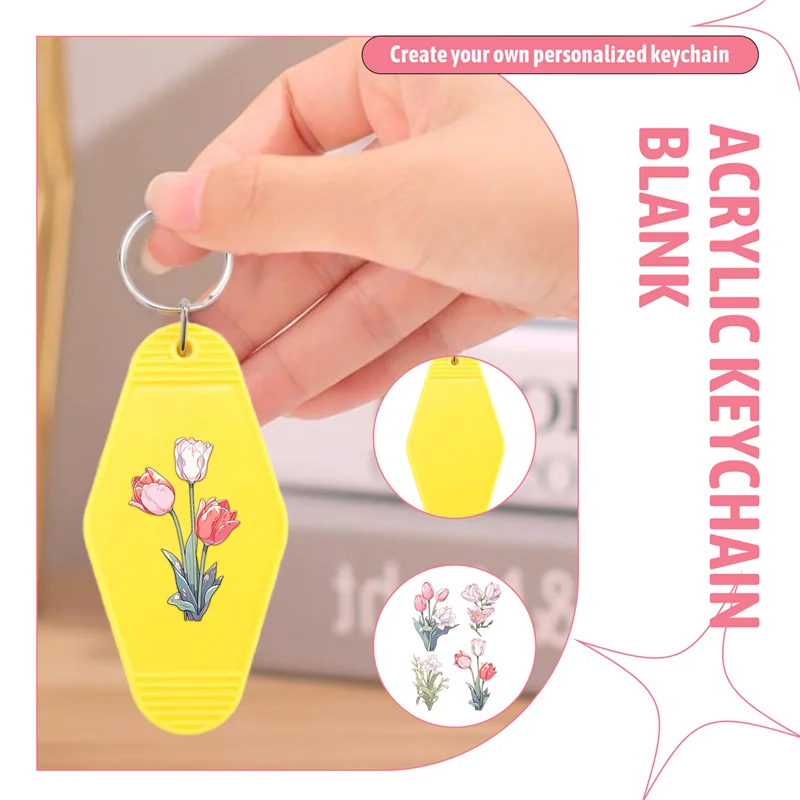 ABWP-40Pcs Vintage Motel Keychains 20 Colors Hotel Keychains Blank Heat Transfer Ornament For Sublimation Vinyl DIY Making
ABWP-40Pcs Vintage Motel Keychains 20 Colors Hotel Keychains Blank Heat Transfer Ornament For Sublimation Vinyl DIY Making