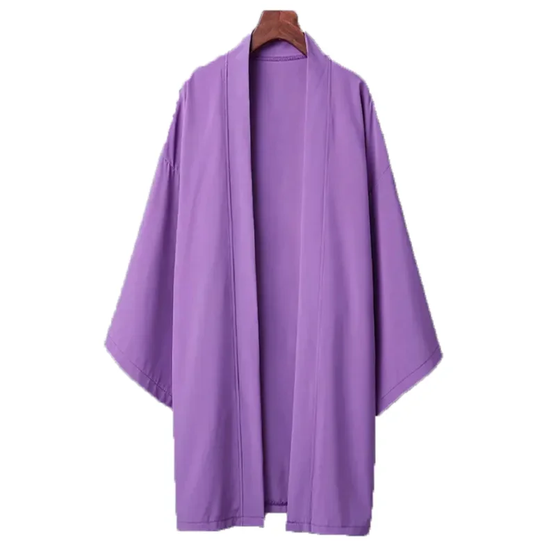 Men's Solid Color Long Sleeve Cardigan Long Kimono Shirt Asian Traditional Wear Yukata Haori Jacket Coat 6 Color Japanese Kimono
Men's Solid Color Long Sleeve Cardigan Long Kimono Shirt Asian Traditional Wear Yukata Haori Jacket Coat 6 Color Japanese Kimono