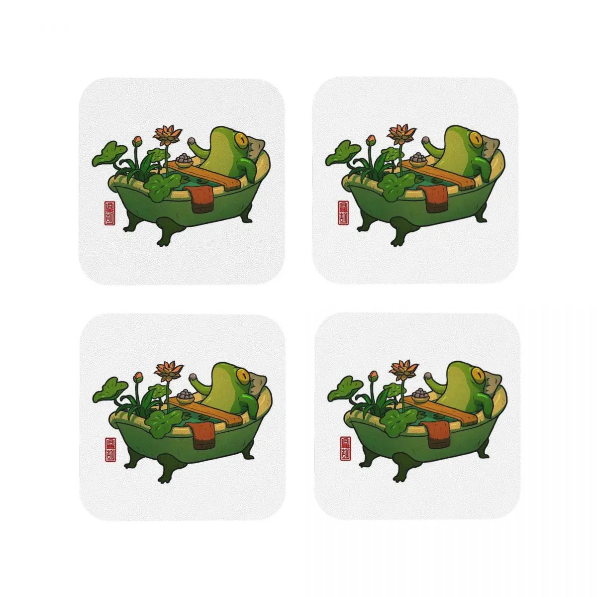 Подставки Bathtime Frog, кухонные подставки, Нескользящие изоляционные подставки для чашек и кофе, коврики для декора, домашняя посуда, набор из 4 шт.
Подставки Bathtime Frog, кухонные подставки, Нескользящие изоляционные подставки для чашек и кофе, коврики для декора, домашняя посуда, набор из 4 шт.