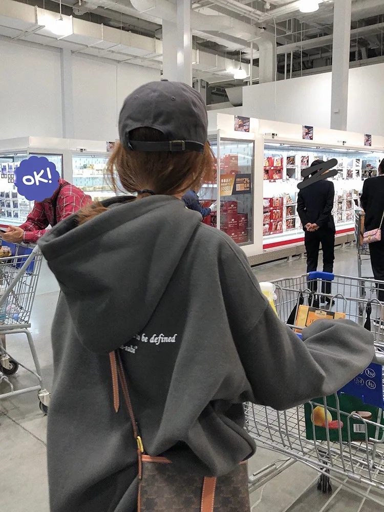 Женская утепленная хлопковая толстовка с капюшоном на осень-зиму, свободного кроя, в стиле BF, с длинными рукавами, с принтом, повседневная
Женская утепленная хлопковая толстовка с капюшоном на осень-зиму, свободного кроя, в стиле BF, с длинными рукавами, с принтом, повседневная