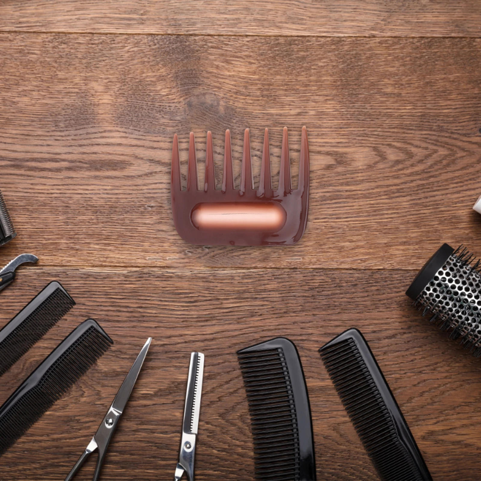 4pcs Texture Comb Men Professional Barber Wide Tooth Styling Comb Set For Hairdressing Salon Slicked-Back Hair
4pcs Texture Comb Men Professional Barber Wide Tooth Styling Comb Set For Hairdressing Salon Slicked-Back Hair