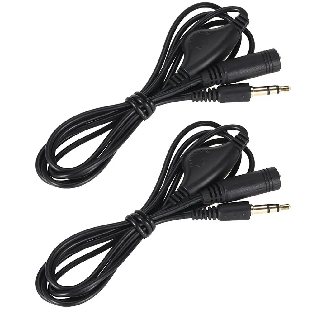 2PCS 3.5mm Audio Extension Cable Black Phone MP3 Cord Lightweight Durable Wear Resistant Pulley Adjusting Small Size
2PCS 3.5mm Audio Extension Cable Black Phone MP3 Cord Lightweight Durable Wear Resistant Pulley Adjusting Small Size