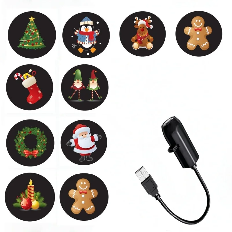 Светодиодные проекционные фонари с USB-разъемом, рождественская тематическая серия, сменные световые полосы, атмосферные светильники в помещении, праздничные украшения
Светодиодные проекционные фонари с USB-разъемом, рождественская тематическая серия, сменные световые полосы, атмосферные светильники в помещении, праздничные украшения