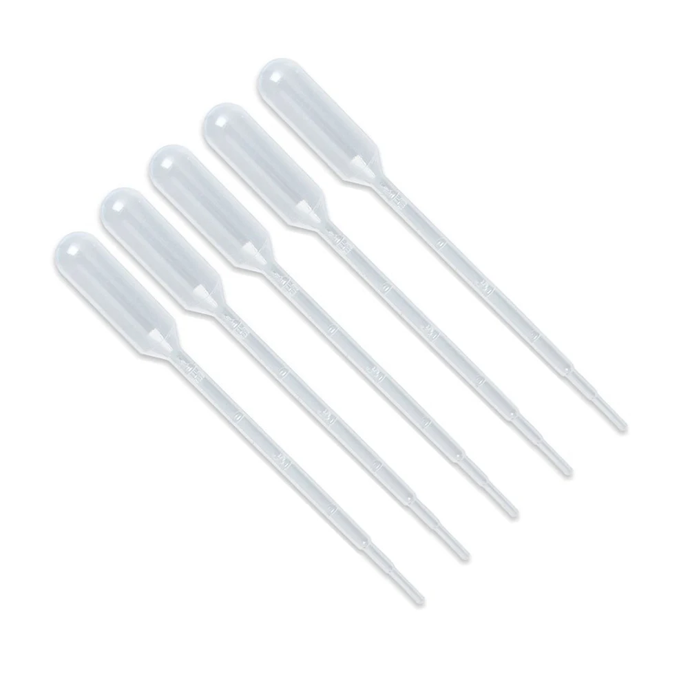 100pcs Disposable Dropper Transfer Pipettes 3ml Soft Polyethylene Clear Markings Aromatherapy Essential Oils Cosmetics Micro
100pcs Disposable Dropper Transfer Pipettes 3ml Soft Polyethylene Clear Markings Aromatherapy Essential Oils Cosmetics Micro