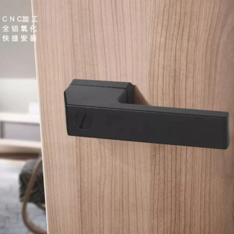 Minimalist Door Lock Indoor Door Magnetic Suction Lock Bedroom Door Mute Solid Wood Ecological Door Handle Lock Black Universal
Minimalist Door Lock Indoor Door Magnetic Suction Lock Bedroom Door Mute Solid Wood Ecological Door Handle Lock Black Universal