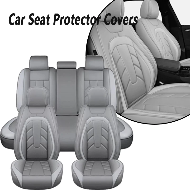 Leather Front Rear Full Set Car Seat Covers Protector for Toyota Car Seat Cover 5-seat Full Set NAPA PU leather Car Seat Cushion
Leather Front Rear Full Set Car Seat Covers Protector for Toyota Car Seat Cover 5-seat Full Set NAPA PU leather Car Seat Cushion
