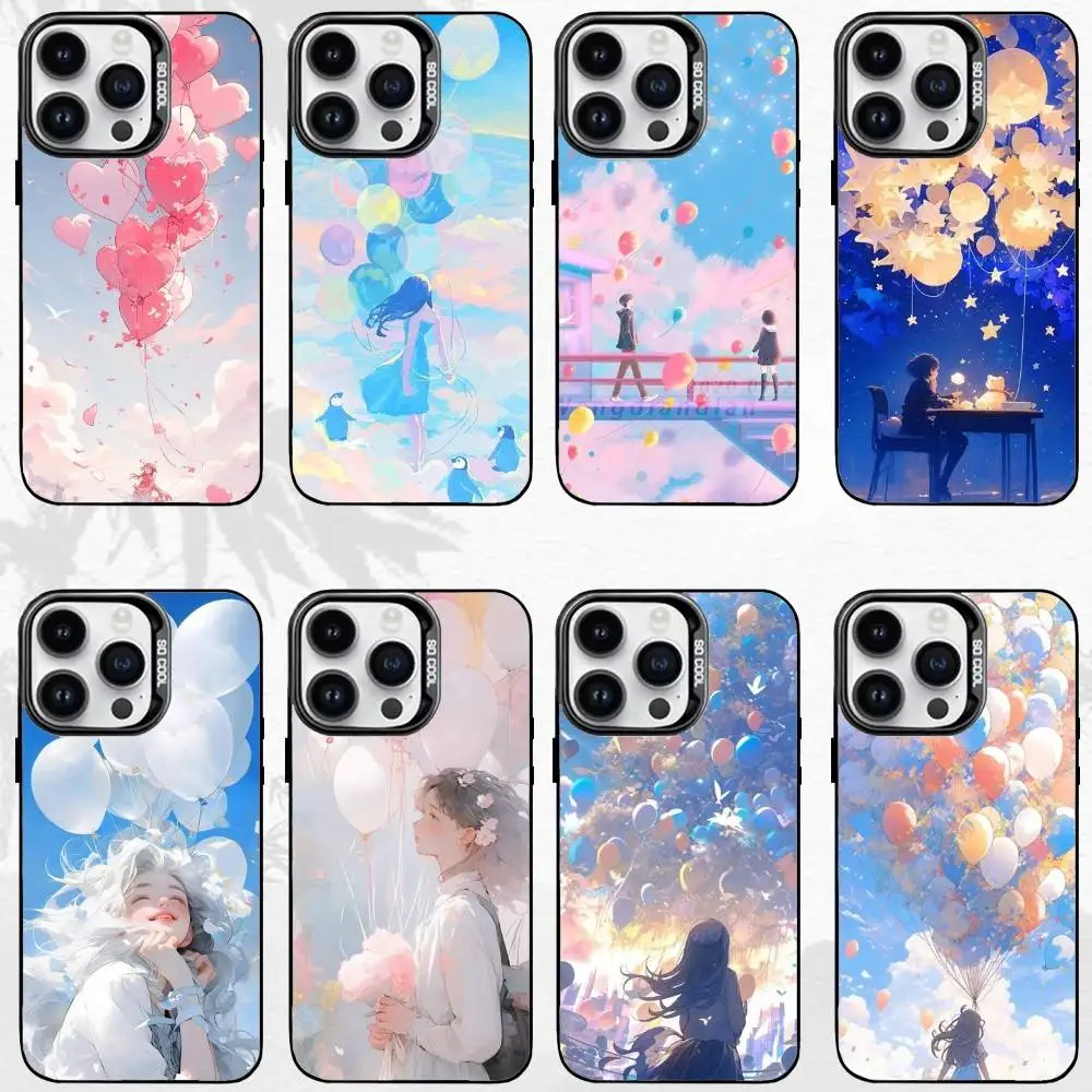 Balloon and Girl Phone Case For iPhone17,16,15,14,13,12,11 Plus,Pro Max Black Matte Shockproof Cover
Balloon and Girl Phone Case For iPhone17,16,15,14,13,12,11 Plus,Pro Max Black Matte Shockproof Cover