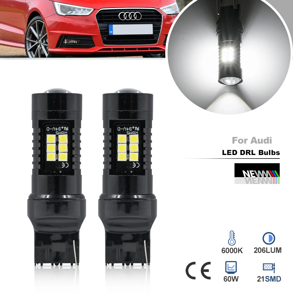2x для Audi A1 8X 2010 2011 2012 2013 2014 W21W 7440 T20 Canbus Безобряные светодиодные дневные ходовые огни DRL Лампы Автомобильные дневные огни
2x для Audi A1 8X 2010 2011 2012 2013 2014 W21W 7440 T20 Canbus Безобряные светодиодные дневные ходовые огни DRL Лампы Автомобильные дневные огни