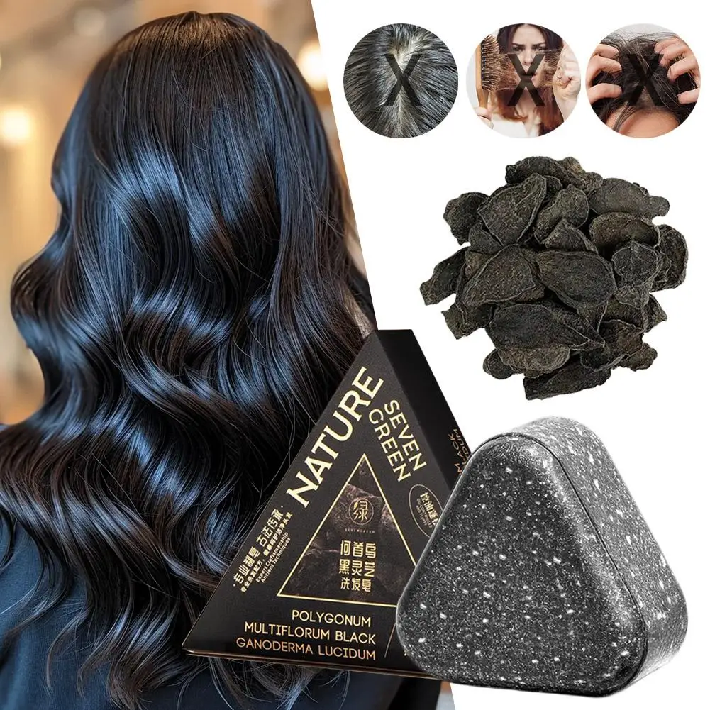 Black Hair Anti-Grey,Reverse White Hair Solid Shampoo Care Leaf/Heshouwu Bar,Usma Soap Herbal Nourishing Extract,Scalp Soap X9D2
Black Hair Anti-Grey,Reverse White Hair Solid Shampoo Care Leaf/Heshouwu Bar,Usma Soap Herbal Nourishing Extract,Scalp Soap X9D2