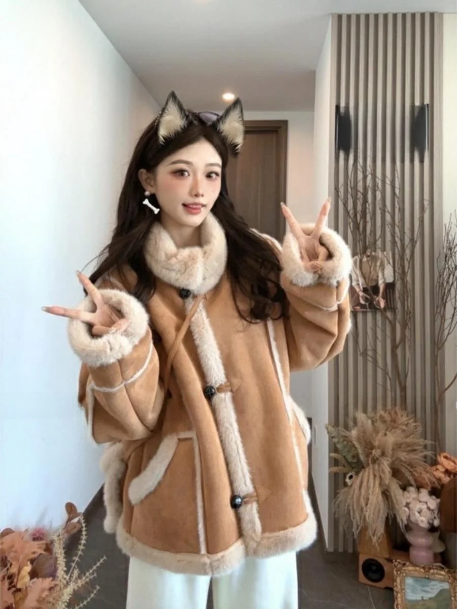 Korean Sle Motorcycle Windproof Leather Fur Inteated Cotton Jaet Women's Winter High Quali New Sle Unique Super Bea...
Korean Sle Motorcycle Windproof Leather Fur Inteated Cotton Jaet Women's Winter High Quali New Sle Unique Super Bea...