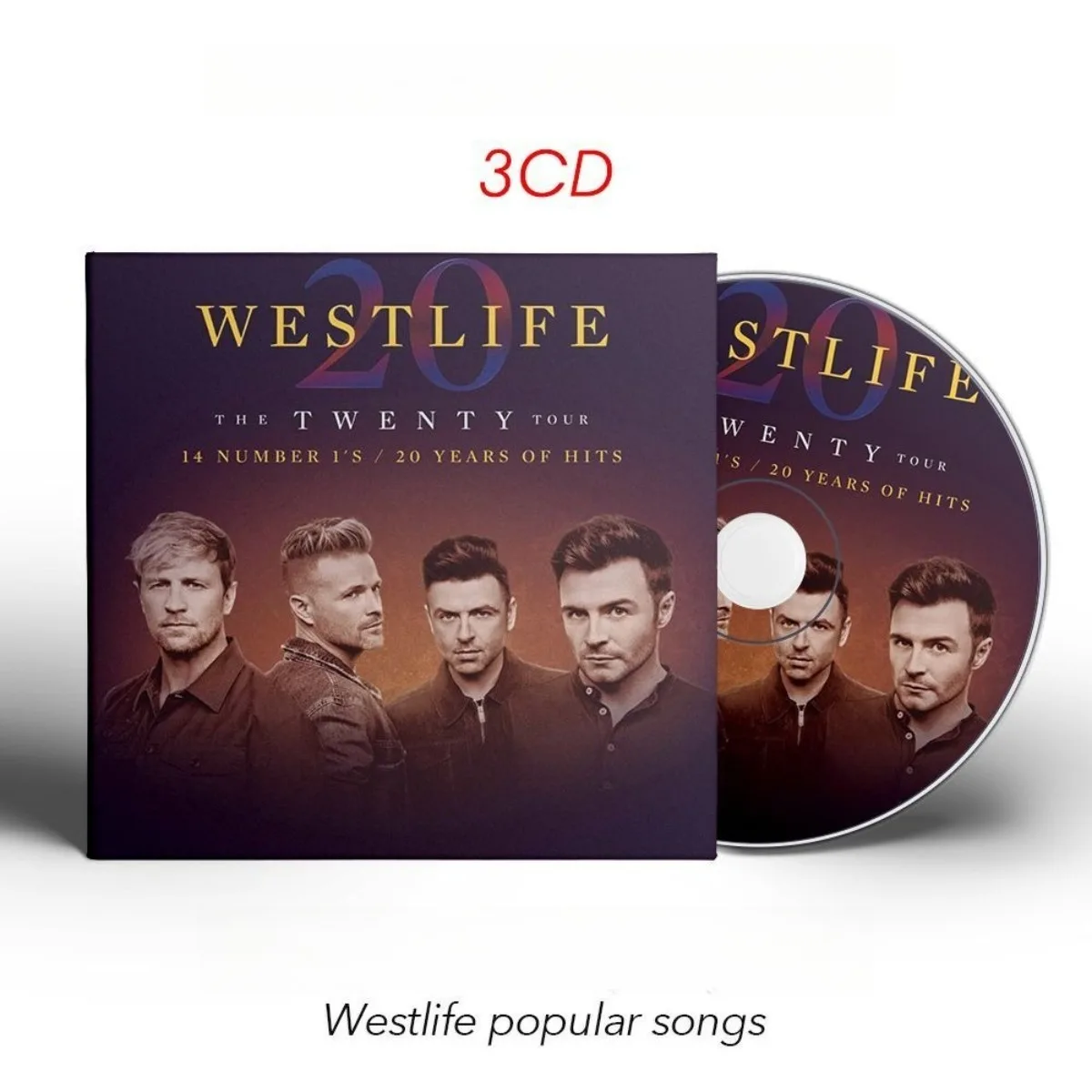 Westlife Popular Songs Collection Music CD, Iconic Irish Pop Band Greatest Hits Physical Audio Disc, Only CD
Westlife Popular Songs Collection Music CD, Iconic Irish Pop Band Greatest Hits Physical Audio Disc, Only CD