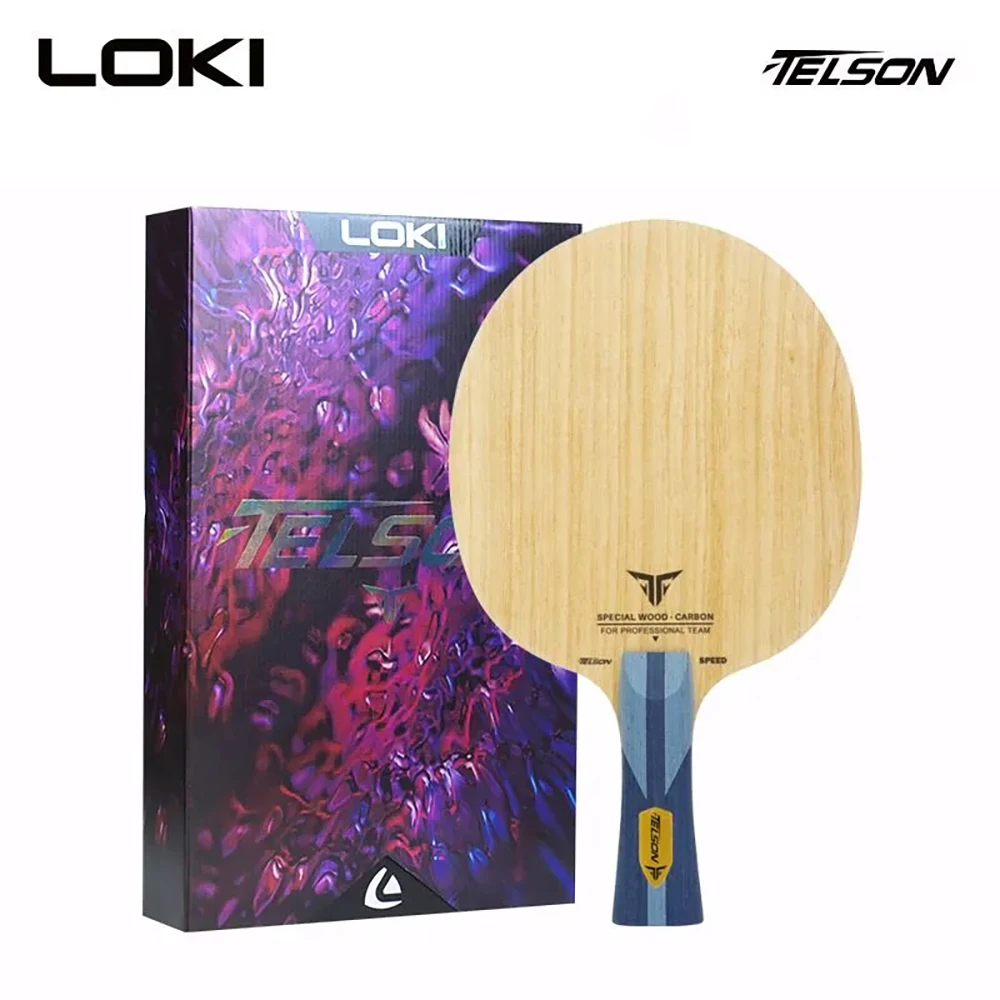 Professional LOKI TELSON Table Tennis Blade Original 5+2 Carbon Offensive PingPong Blade Telson CNF Table Tennis Racket
Professional LOKI TELSON Table Tennis Blade Original 5+2 Carbon Offensive PingPong Blade Telson CNF Table Tennis Racket