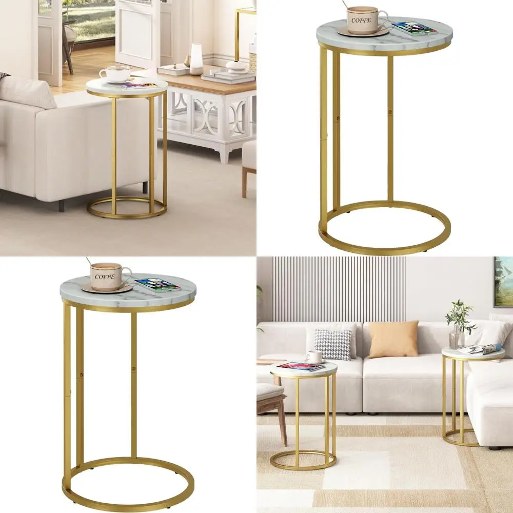 Приставной столик с мраморной столешницей и золотой рамой для гостиной и спальни, компактный придиванный столик
Приставной столик с мраморной столешницей и золотой рамой для гостиной и спальни, компактный придиванный столик