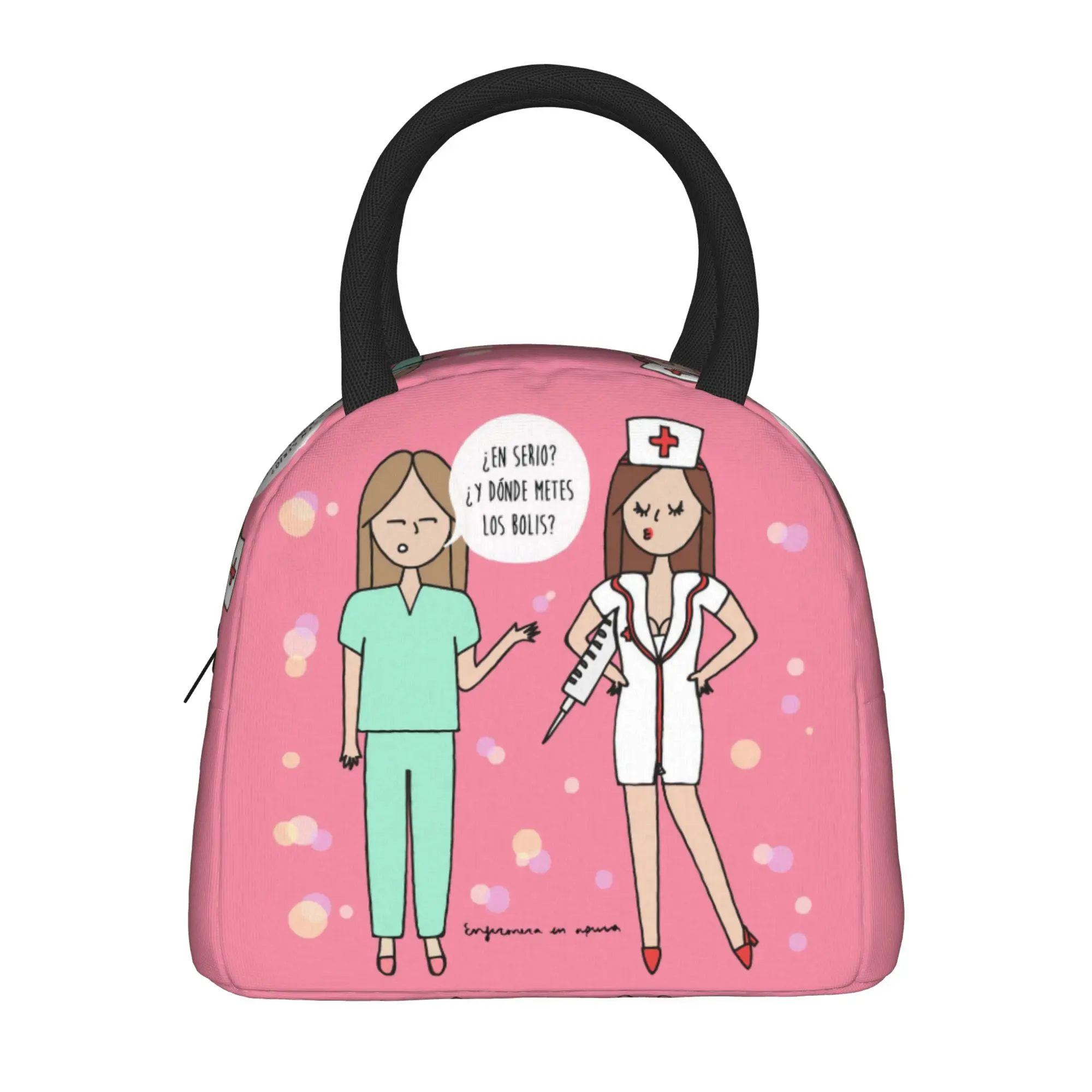 Enfermera En Apuros Doctor Nurse Pink Lunch Bag Casual Lunch Box Outdoor Portable Thermal Tote Handbags For Men Cooler Bag
Enfermera En Apuros Doctor Nurse Pink Lunch Bag Casual Lunch Box Outdoor Portable Thermal Tote Handbags For Men Cooler Bag