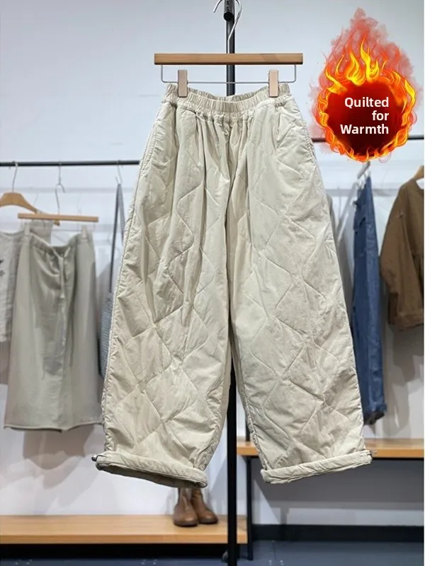 Новые зимние художественные хлопковые термобрюки с эластичной резинкой на талии, большие размеры, женская антивозрастная верхняя одежда, широкие хлопковые брюки
Новые зимние художественные хлопковые термобрюки с эластичной резинкой на талии, большие размеры, женская антивозрастная верхняя одежда, широкие хлопковые брюки