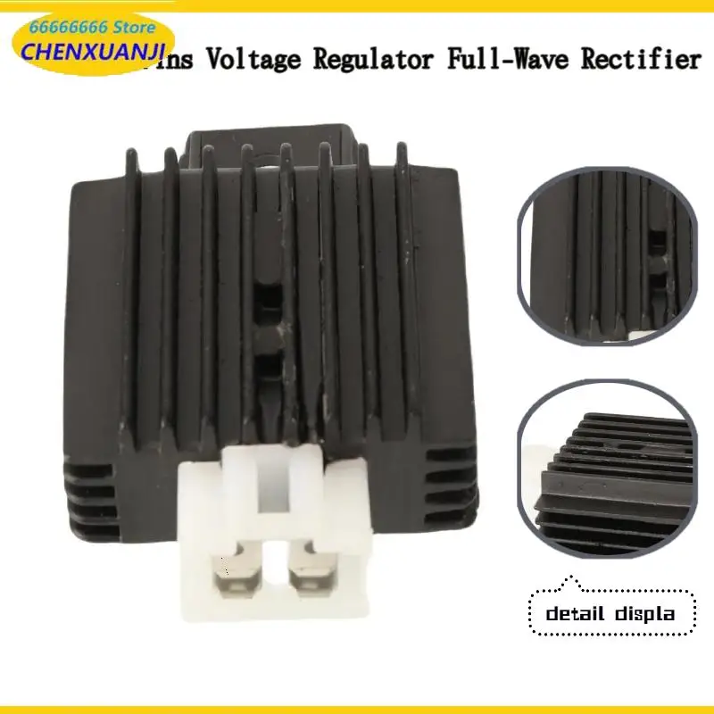 12V 4 Pins Universal Voltage Regulator Full-Wave Rectifier for 50cc 90cc 110cc 125cc ATV Quad Dirt Pit Bike
12V 4 Pins Universal Voltage Regulator Full-Wave Rectifier for 50cc 90cc 110cc 125cc ATV Quad Dirt Pit Bike
