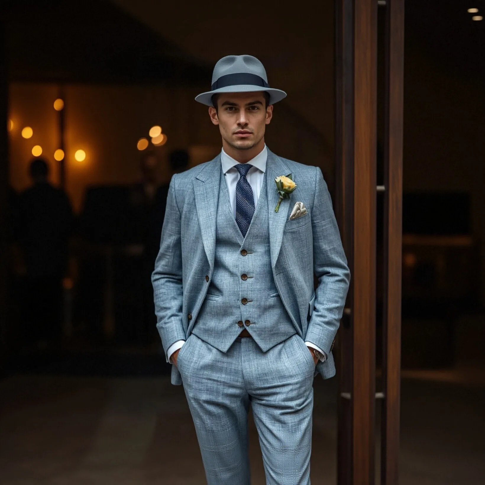 Sophisticated Formal Wear Men's Dark Green 3-Piece Suit Slim Fit Traje para Hombre for Business Events and Special Occasions
Sophisticated Formal Wear Men's Dark Green 3-Piece Suit Slim Fit Traje para Hombre for Business Events and Special Occasions