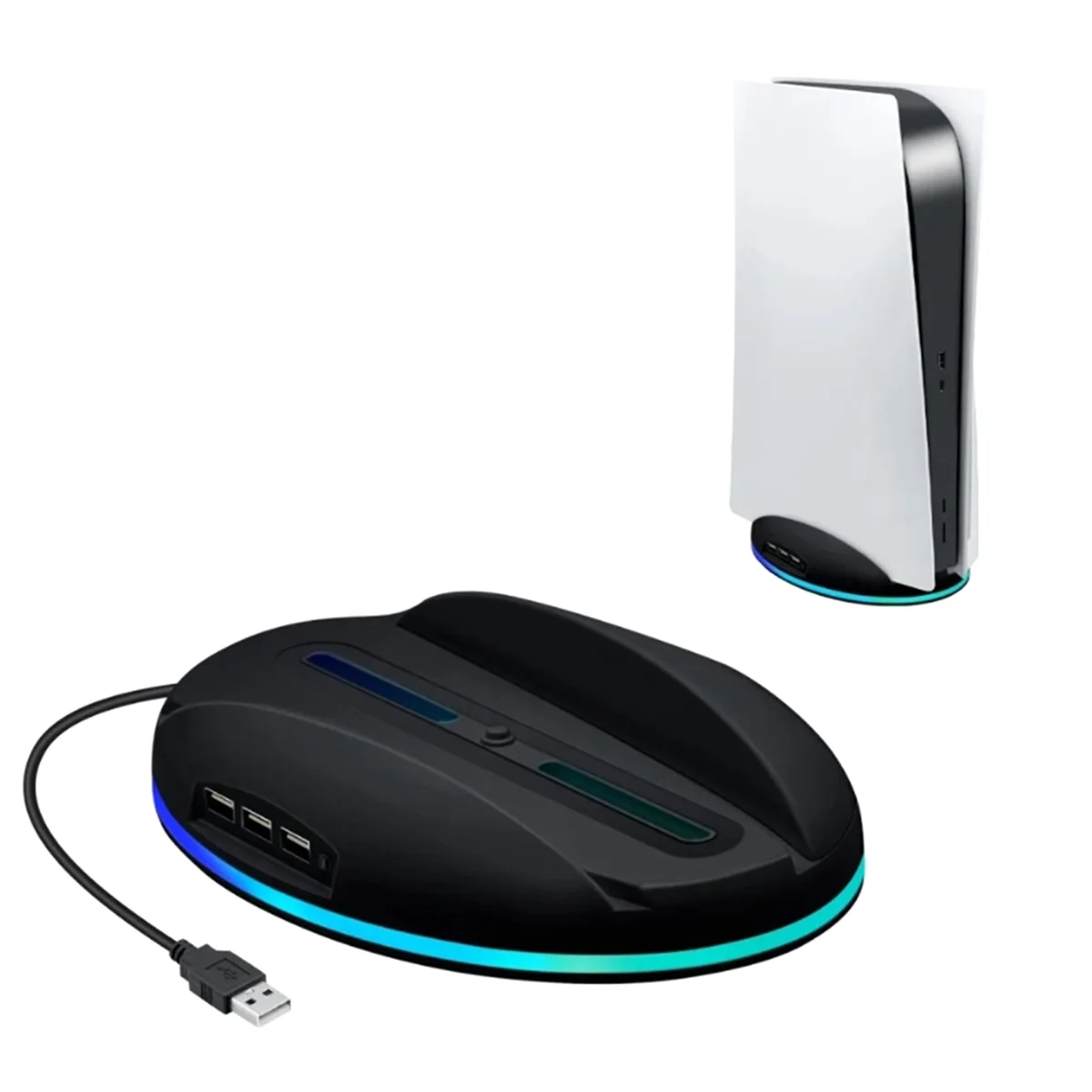 EEB-fFor PS5 Игровая консоль RGB со светодиодной подсветкой и вертикальным освещением с USB-концентратором Геймпад/Клавиатура Игровая консоль
EEB-fFor PS5 Игровая консоль RGB со светодиодной подсветкой и вертикальным освещением с USB-концентратором Геймпад/Клавиатура Игровая консоль