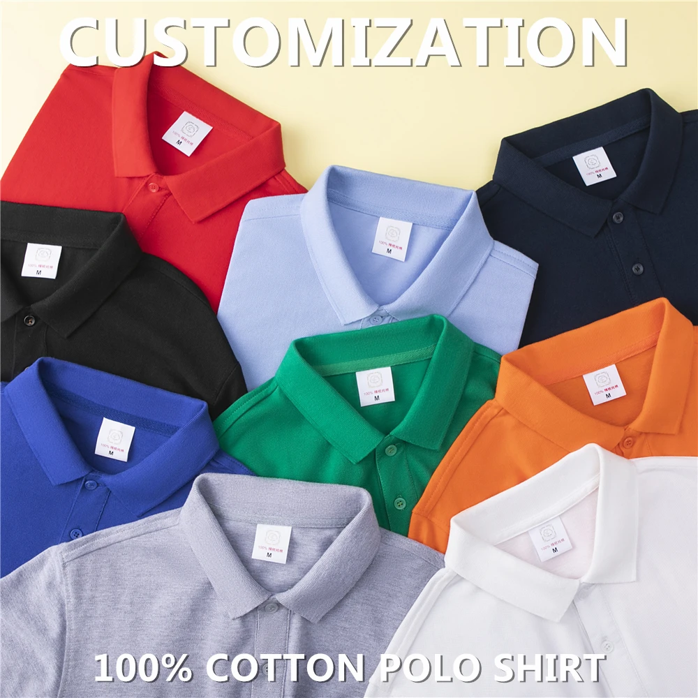 Personalize Design High Quality 100% Cotton Polo Shirts Brand Custom Logo Polo Crewneck For Men And Women Customize POD Top Tees
Personalize Design High Quality 100% Cotton Polo Shirts Brand Custom Logo Polo Crewneck For Men And Women Customize POD Top Tees