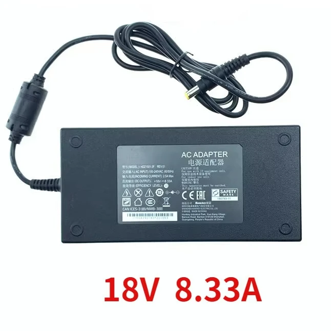 18V 8.33A 150W AC Power Adapter Charger HDZ1501-3F for H2 Power Supply Original H3N20 Projector Machine Charger Power Adapter
18V 8.33A 150W AC Power Adapter Charger HDZ1501-3F for H2 Power Supply Original H3N20 Projector Machine Charger Power Adapter