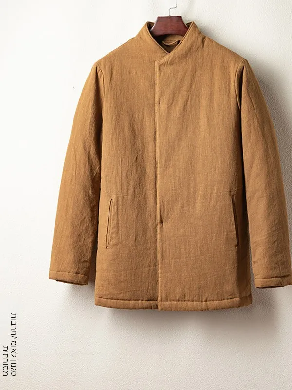 Men's Warm Cotton Jacket with Hanfu Collar Chinese Style Kung Fu Shirt Standard Fit Daily Wear No Hood Long Sleeve Polyester ...
Men's Warm Cotton Jacket with Hanfu Collar Chinese Style Kung Fu Shirt Standard Fit Daily Wear No Hood Long Sleeve Polyester ...