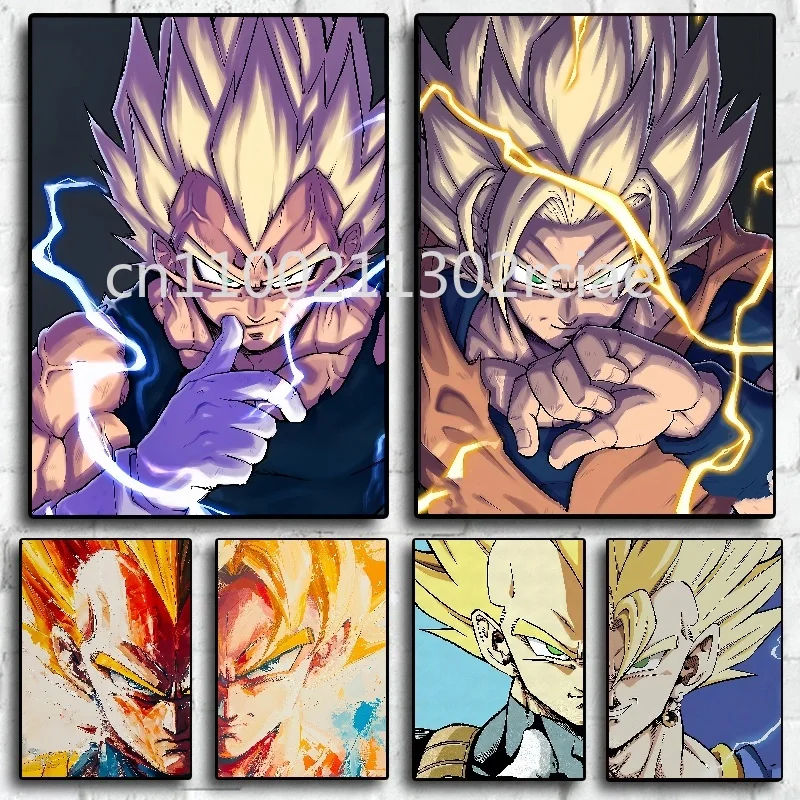 Anime Super Saiyan Dragon Ball Poster ,Goku, Vegeta,HD Canvas Painting Free Combination Poster Home Creative Wall Art Decoration
Anime Super Saiyan Dragon Ball Poster ,Goku, Vegeta,HD Canvas Painting Free Combination Poster Home Creative Wall Art Decoration
