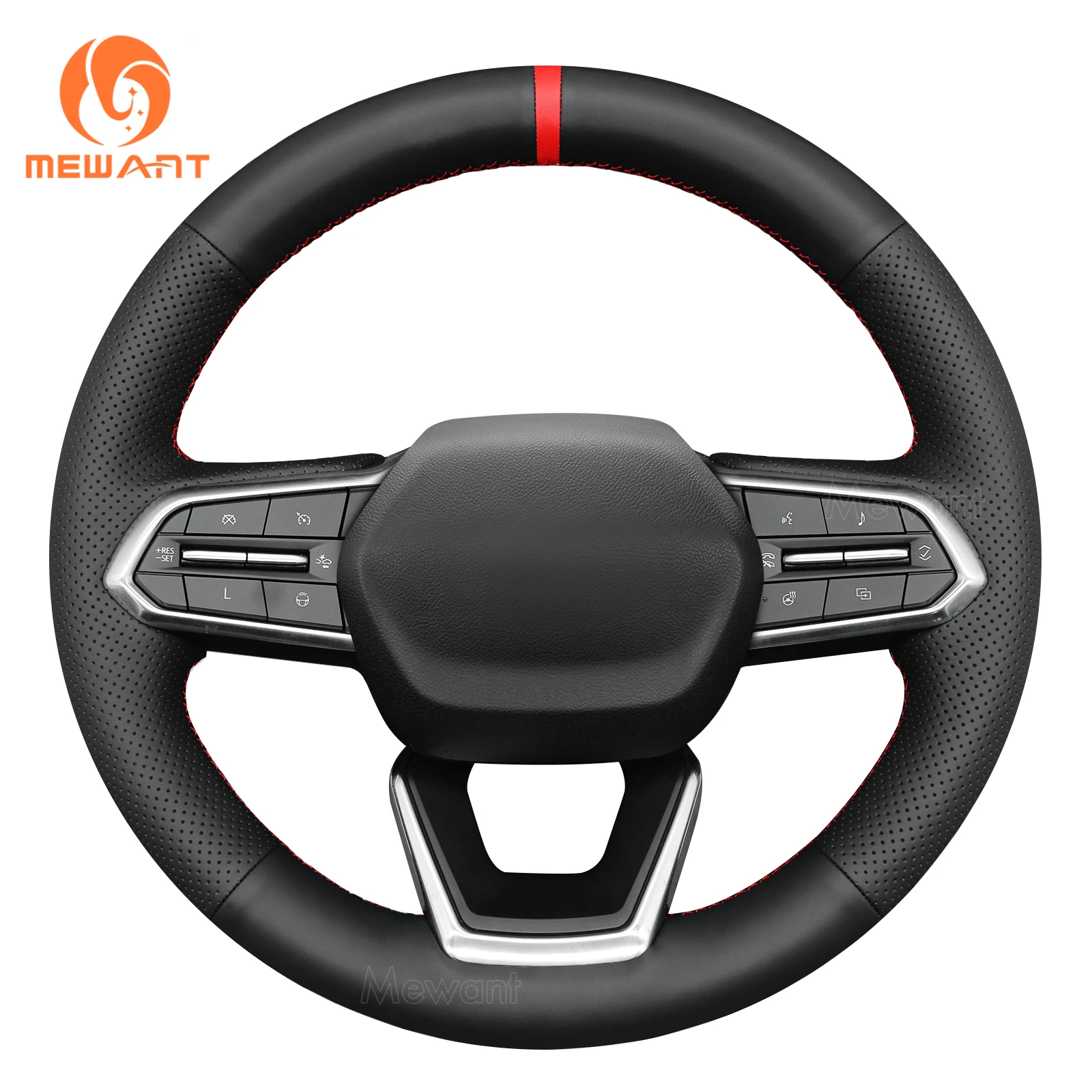 Mewant Black Artificial PU Leather Car Steering Wheel Cover for Chevrolet Equinox Silverado EV Traverse Tahoe Blazer EV Suburban
Mewant Black Artificial PU Leather Car Steering Wheel Cover for Chevrolet Equinox Silverado EV Traverse Tahoe Blazer EV Suburban