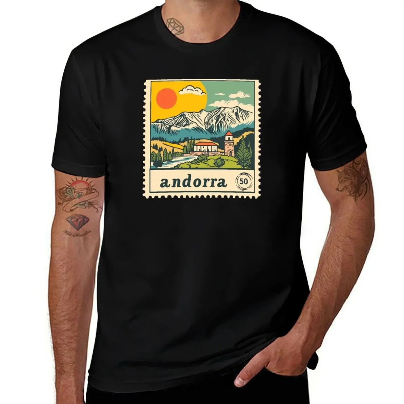 Andorra Scenic Vintage Mountain Stamp T-Shirt blanks Funny t-shirt Anime t-shirt mens graphic t-shirts big and tall
Andorra Scenic Vintage Mountain Stamp T-Shirt blanks Funny t-shirt Anime t-shirt mens graphic t-shirts big and tall