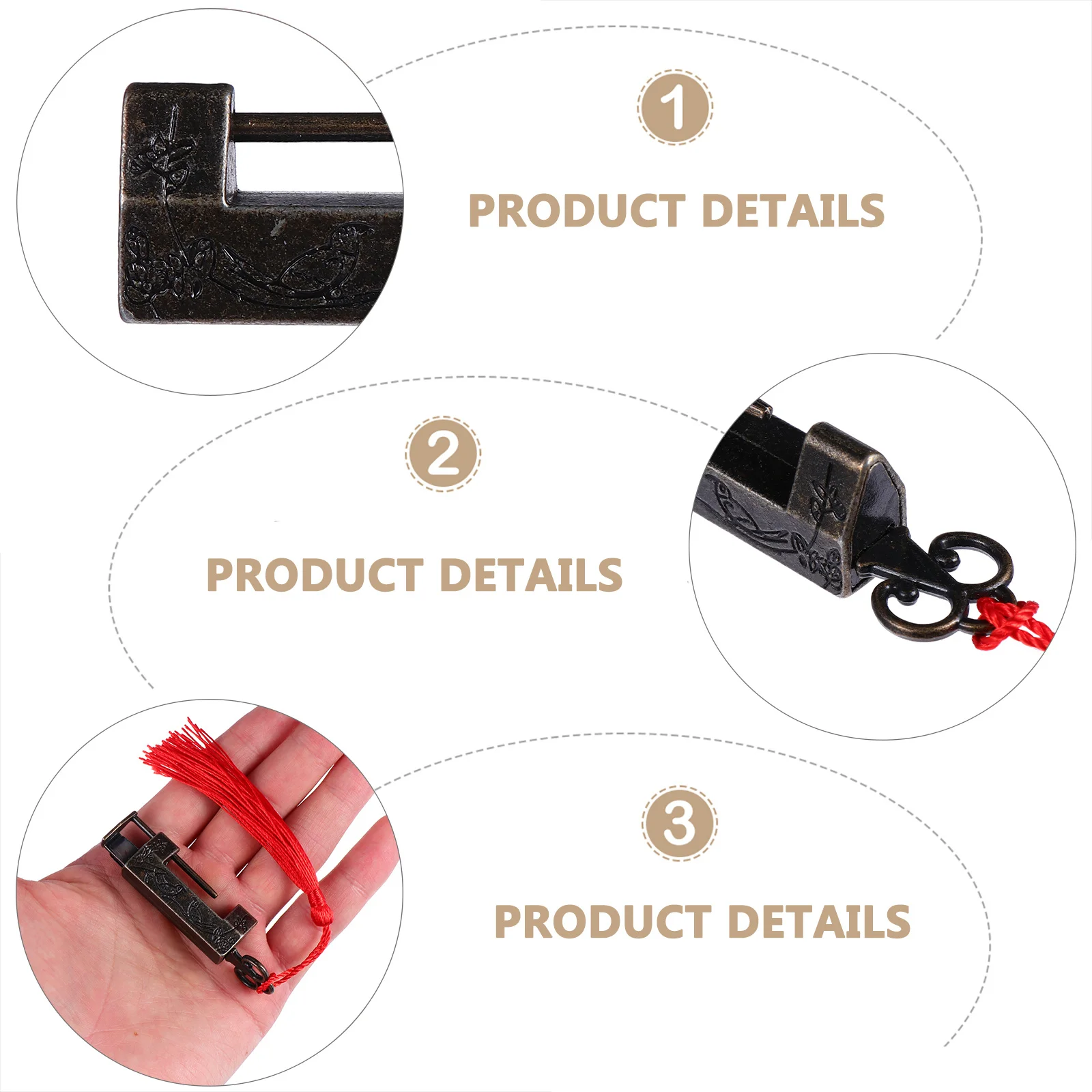 2pcs Chinese Style Flower Mini Lock For Jewelry Box Vintage Alloy Closure Small Box Buckle Hardware
2pcs Chinese Style Flower Mini Lock For Jewelry Box Vintage Alloy Closure Small Box Buckle Hardware