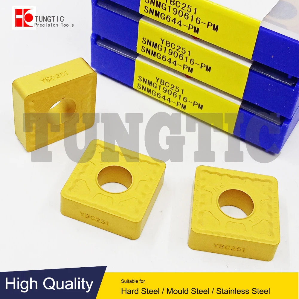 SNMG190616-PM YBC251 SNMG644-PM Turning Cutting Tools Inserts Carbide Double Sided Negative-Medium Machining
SNMG190616-PM YBC251 SNMG644-PM Turning Cutting Tools Inserts Carbide Double Sided Negative-Medium Machining