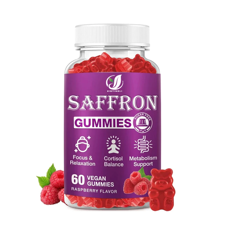 Saffron Gummies (88.5 Mg) Contain Magnesium - Vitamin B6, D3 for Health Support -60 Gummies
Saffron Gummies (88.5 Mg) Contain Magnesium - Vitamin B6, D3 for Health Support -60 Gummies